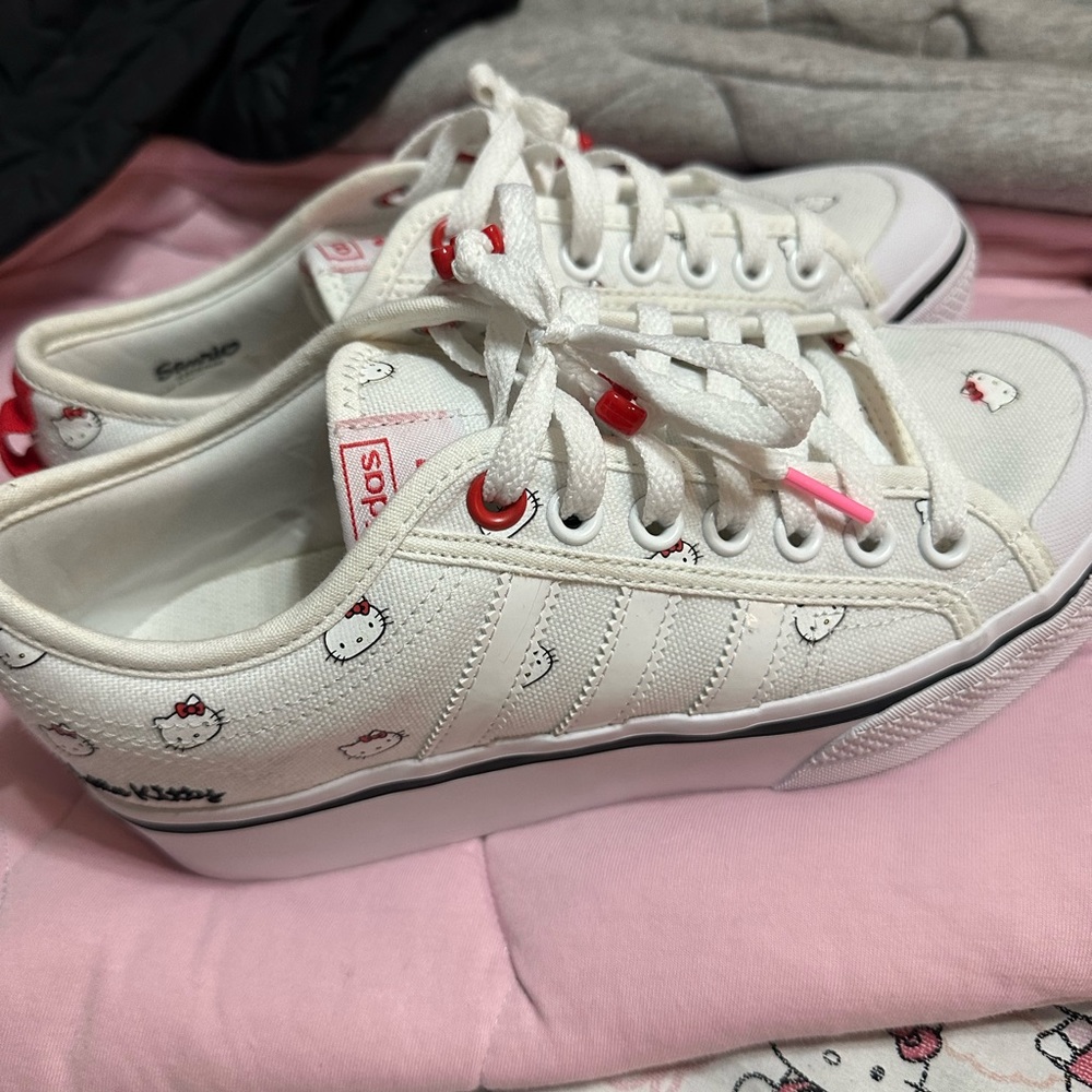 Brand new hello kitty addidas sneakers